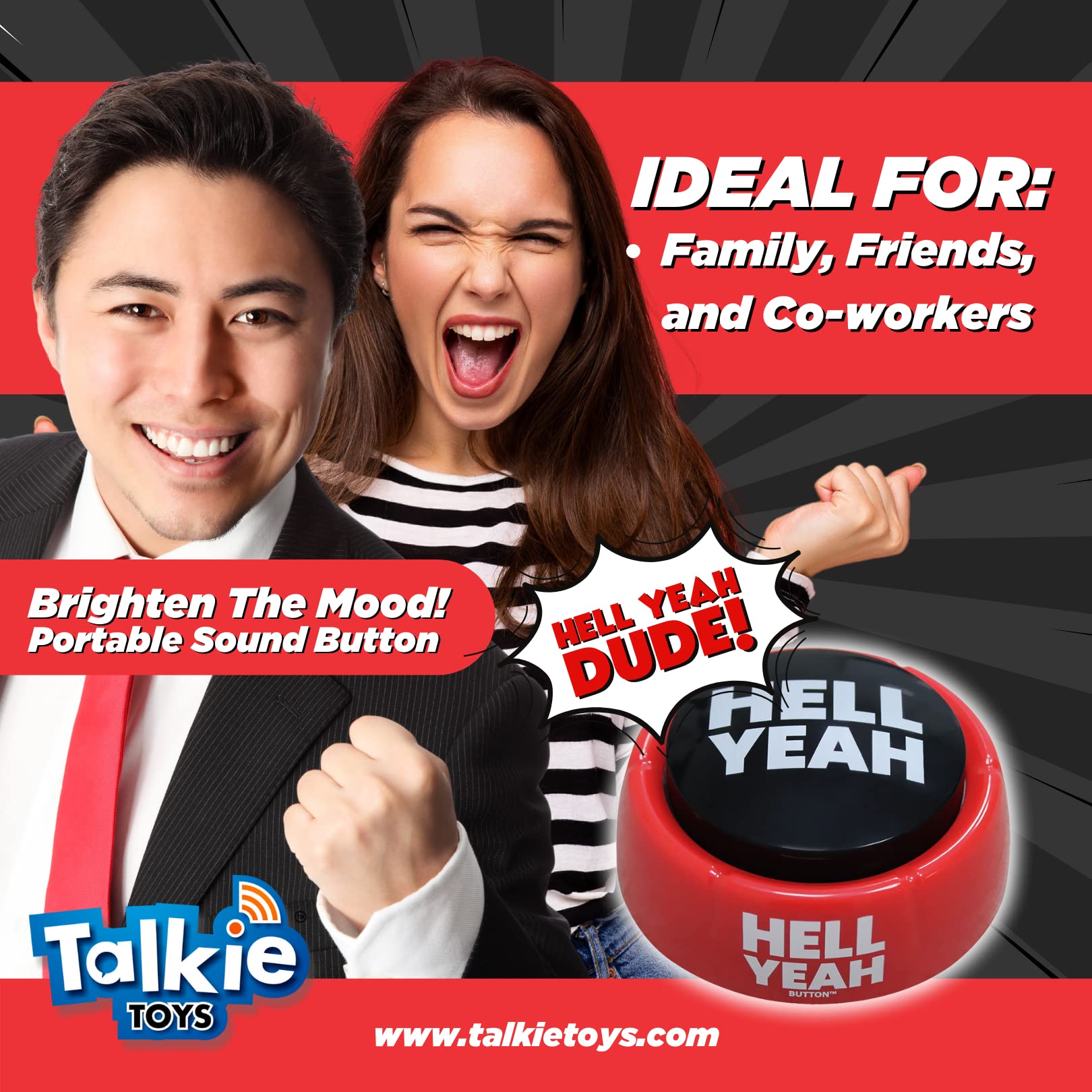 PC周辺機器 Hell Yeah! bme6fzu Amazon.com: Talkie Toys Products Hell Yeah Button - 8 Funny Hell